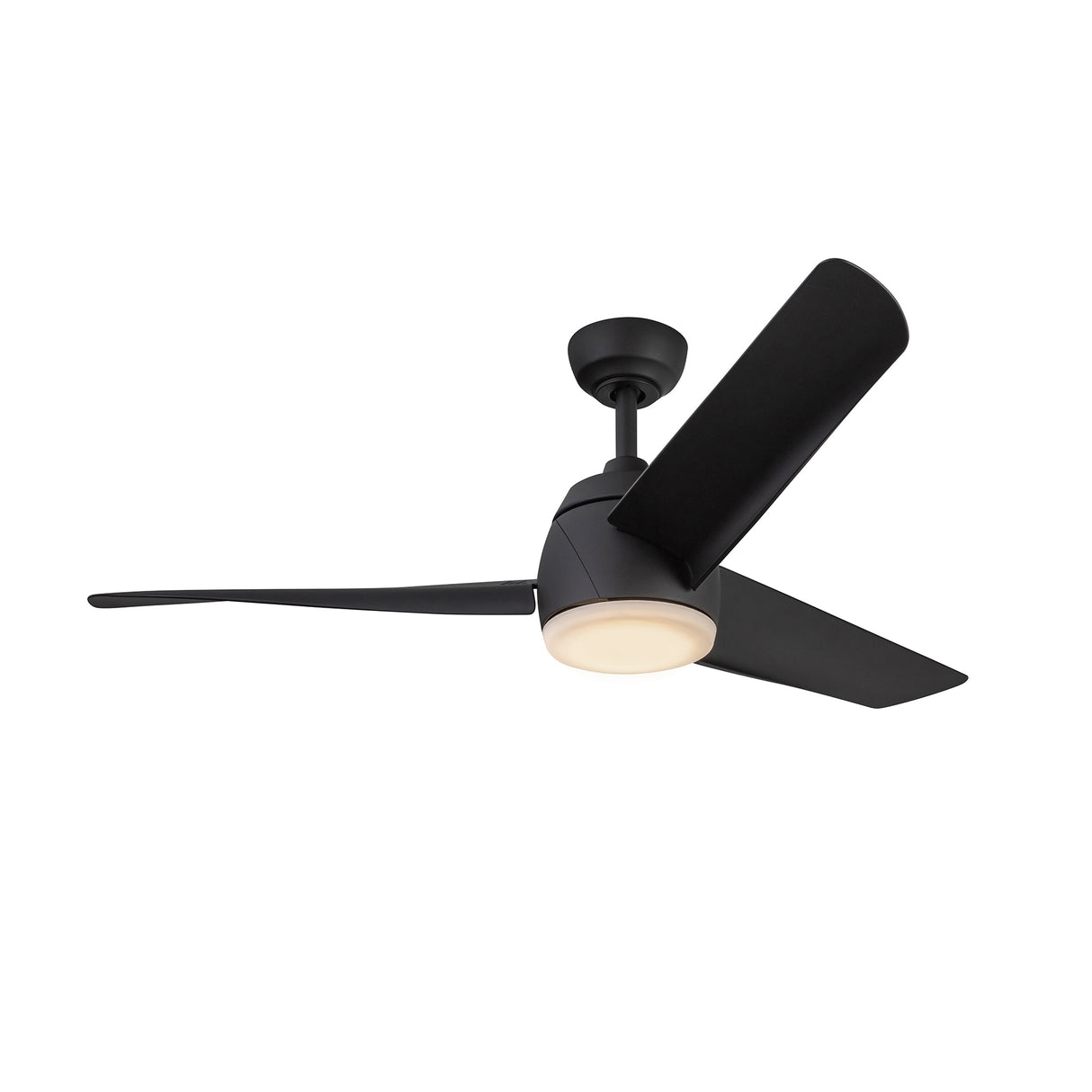 Lorain LED Light Ceiling Fan 54", Matte Black Smart Fan, 3-Speed, Reversible, High Performance Air Flow