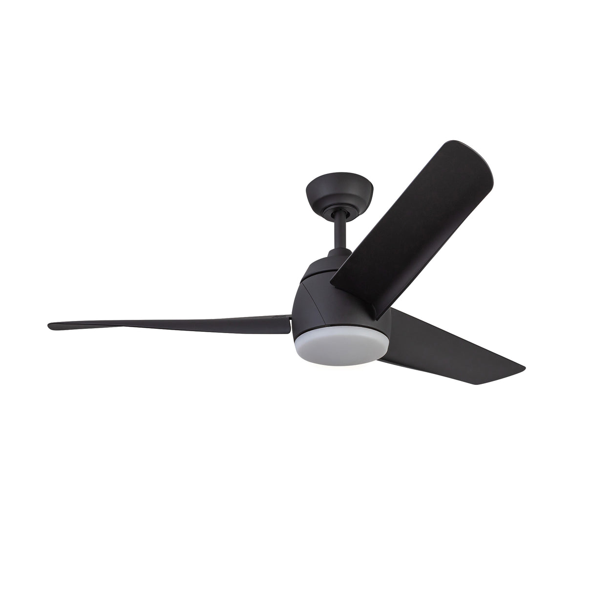 Lorain LED Light Ceiling Fan 54", Matte Black Smart Fan, 3-Speed, Reversible, High Performance Air Flow