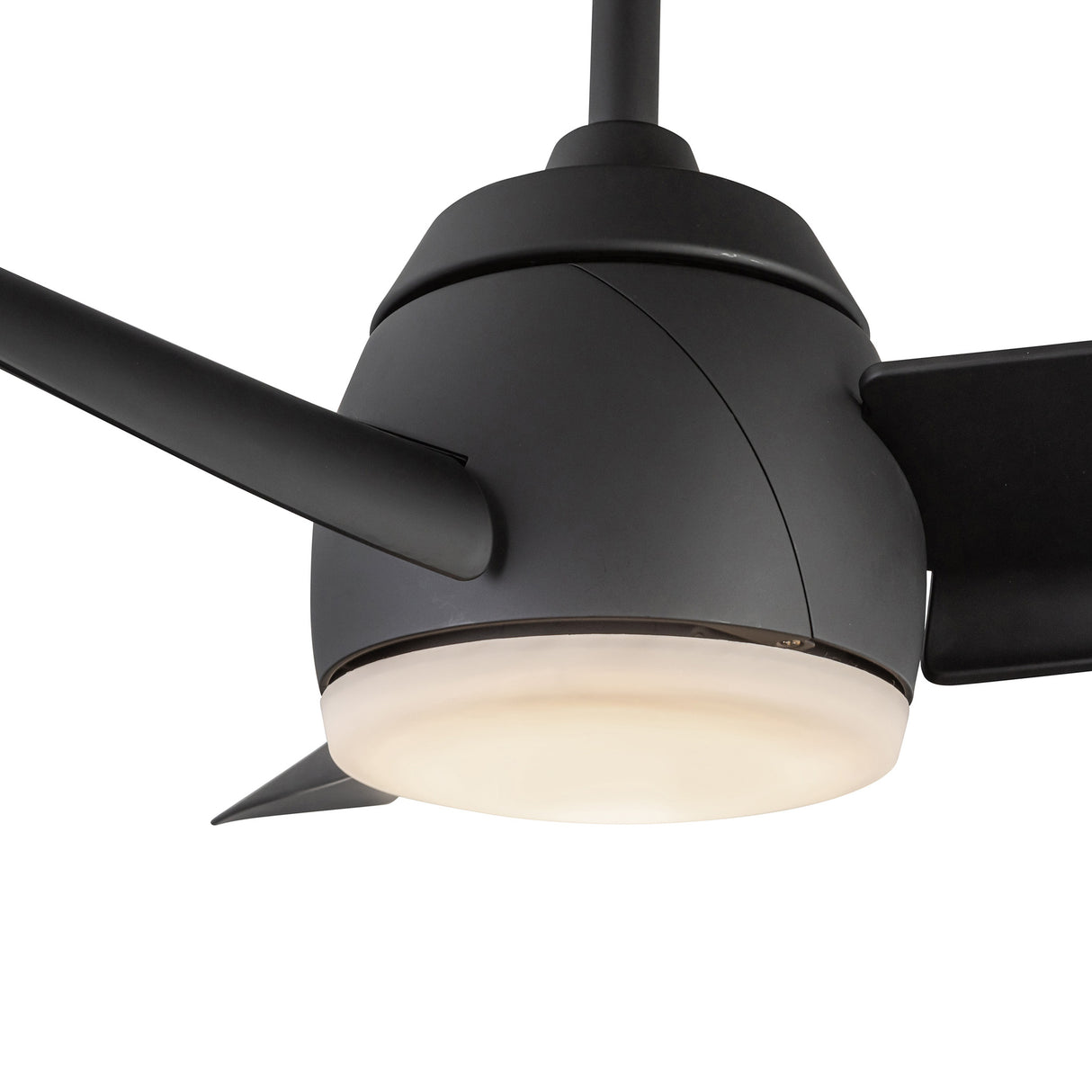Lorain LED Light Ceiling Fan 54", Matte Black Smart Fan, 3-Speed, Reversible, High Performance Air Flow