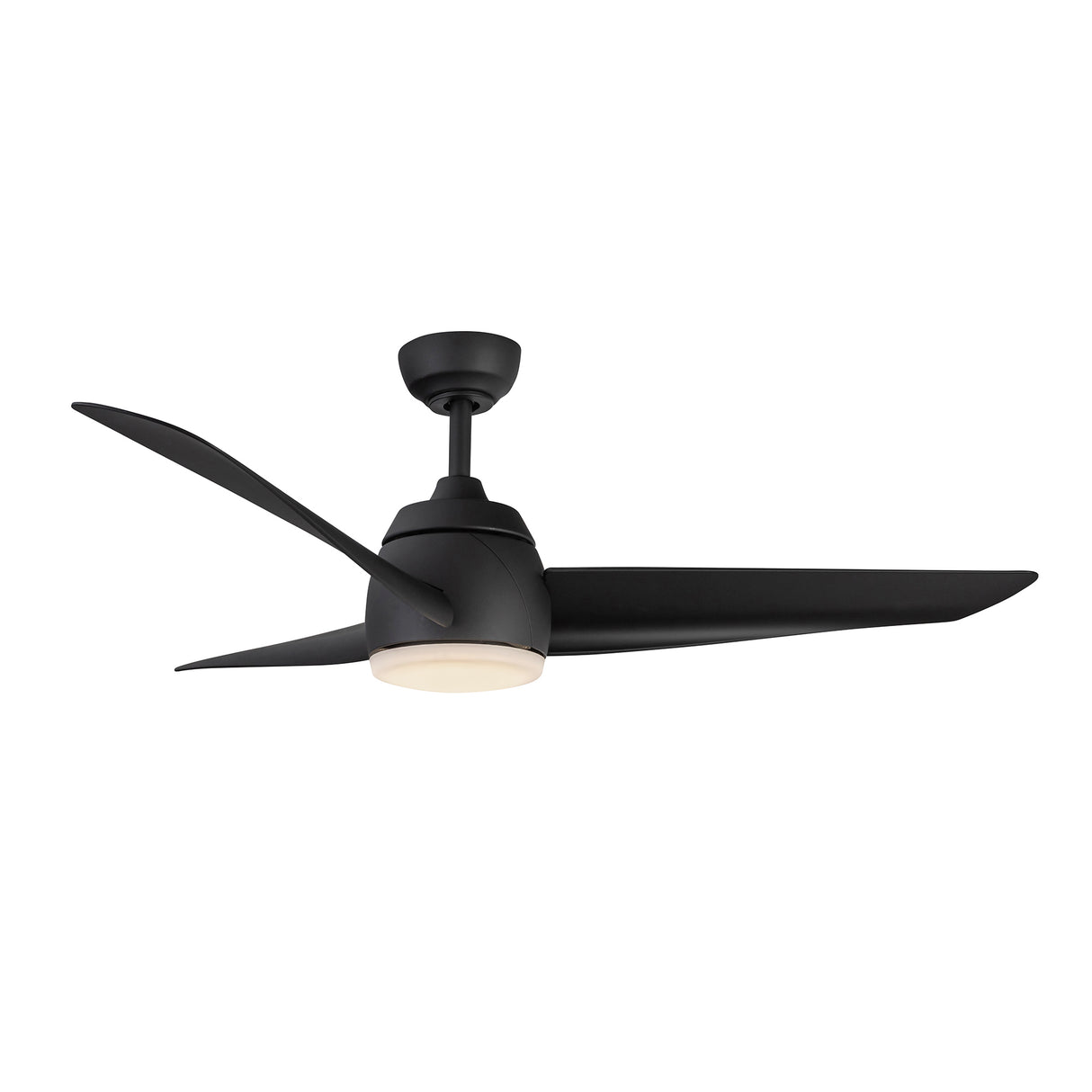 Lorain LED Light Ceiling Fan 54", Matte Black Smart Fan, 3-Speed, Reversible, High Performance Air Flow