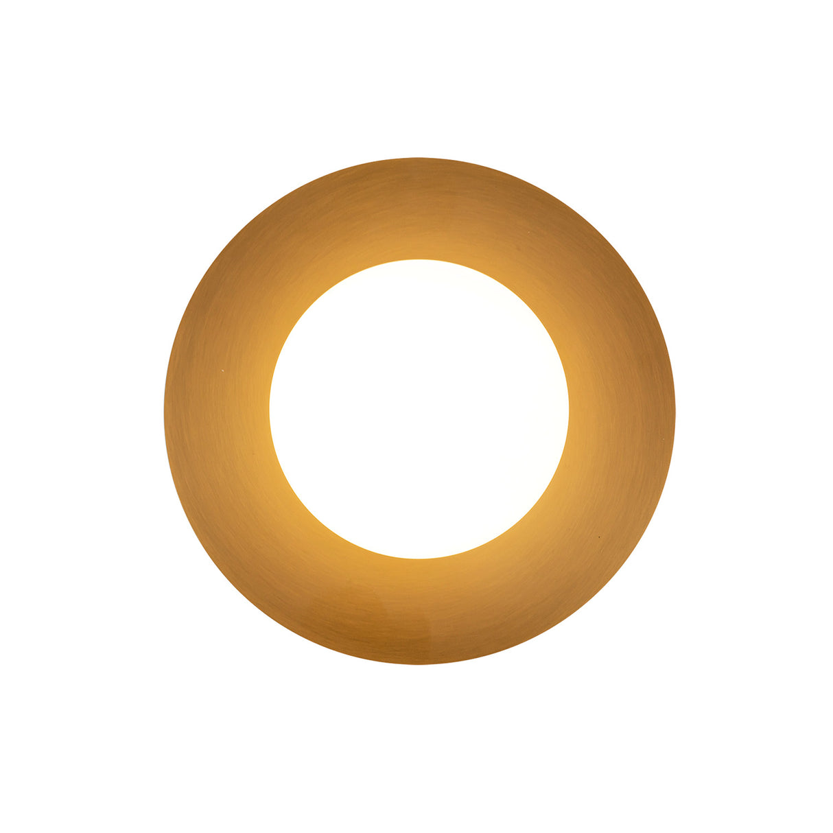 Sol LED Flush Mount 6", Brushed Brass