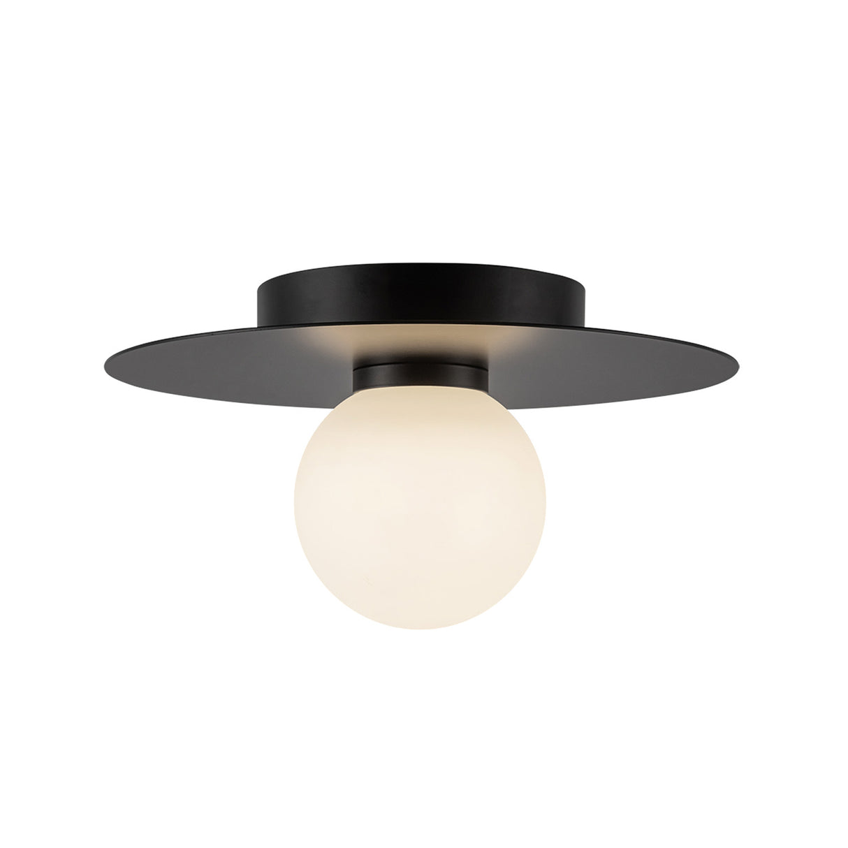 Sol LED Flush Mount 10", Matte Black