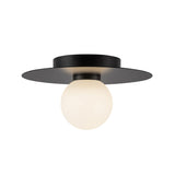 Sol LED Flush Mount 10", Matte Black