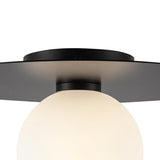 Sol LED Flush Mount 14", Matte Black