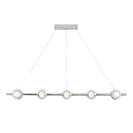 Sol LED Linear Pendant 48", Chrome