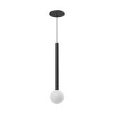 Sol LED Pendant 4", Matte Black