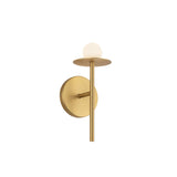 Sol LED Wall Sconce 10", Brushed Brass