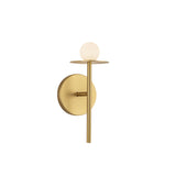 Sol LED Wall Sconce 10", Brushed Brass
