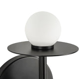 Sol LED Wall Sconce 10", Matte Black