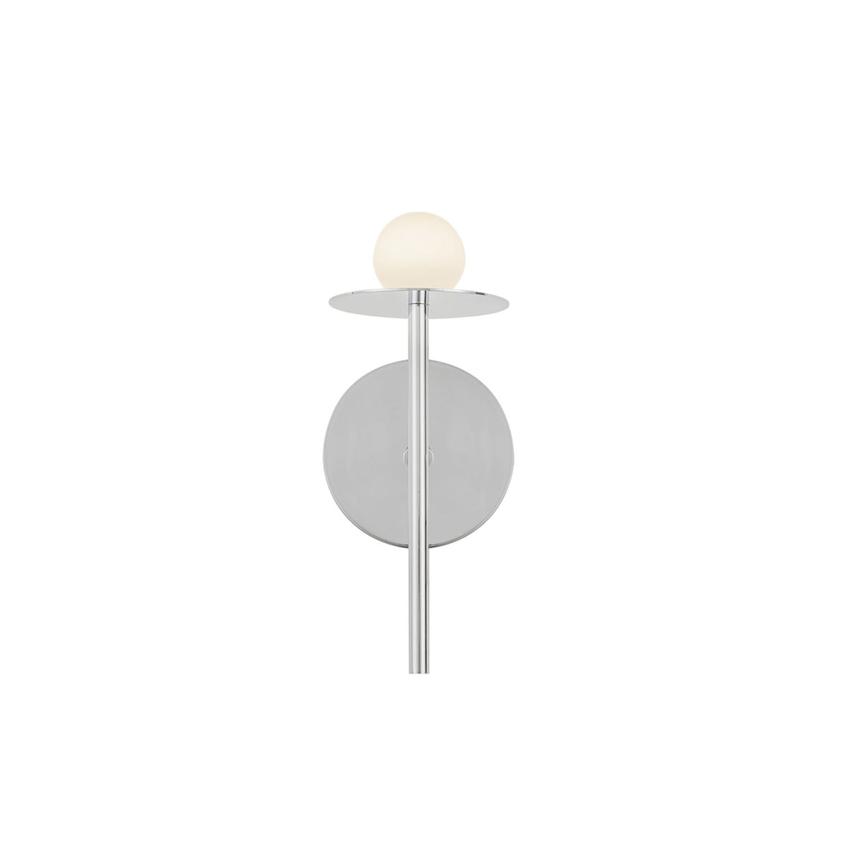Sol LED Wall Sconce 10", Chrome