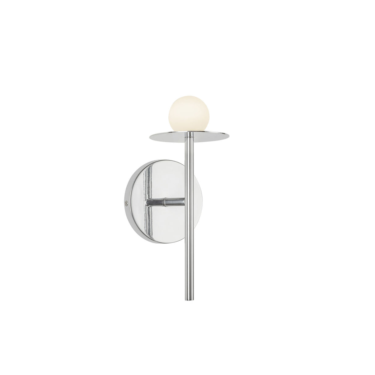 Sol LED Wall Sconce 10", Chrome