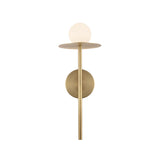 Sol LED Wall Sconce 16", Brushed Brass