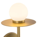 Sol LED Wall Sconce 16", Brushed Brass