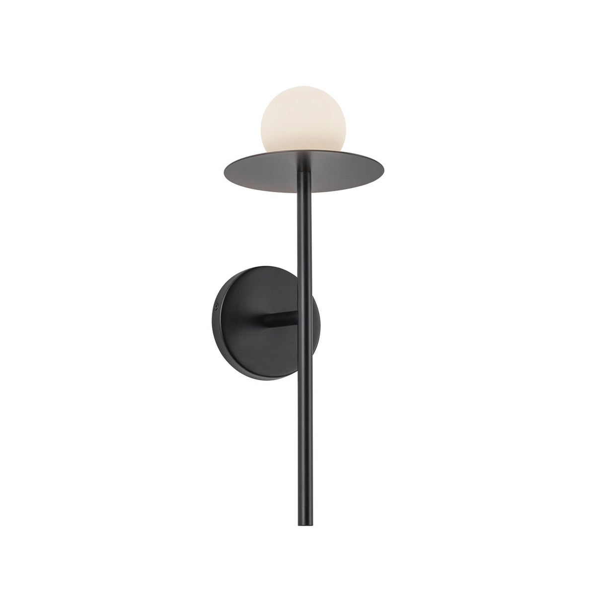 Sol LED Wall Sconce 16", Matte Black