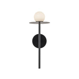 Sol LED Wall Sconce 16", Matte Black