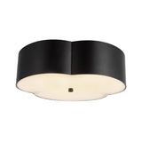 Shyla Flush Mount 14", Matte Black