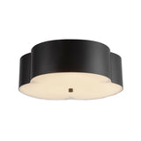 Shyla Flush Mount 14", Matte Black