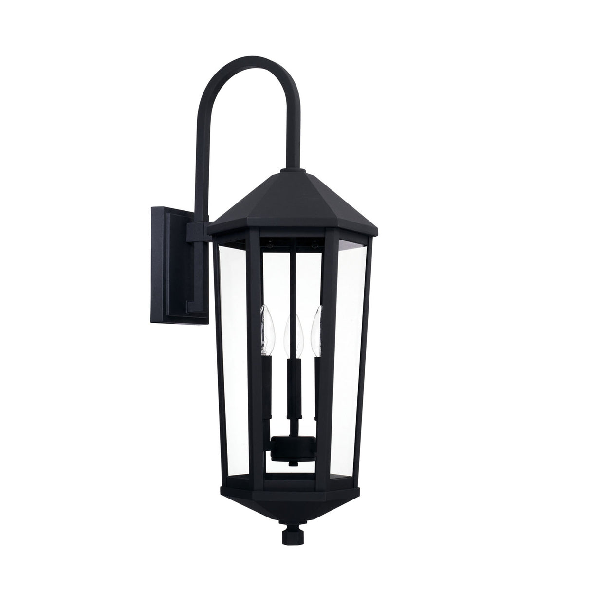 Asbury Outdoor Wall Light, Medium 29" Black