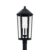 Asbury Outdoor Post Light, Black