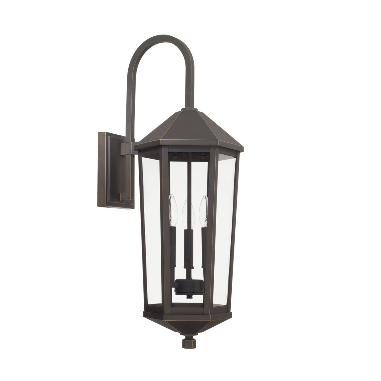 Asbury Outdoor Wall Light, Medium 29" Oiled Bronze
