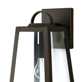Alden Outdoor Wall Light, Small 16" Oiled Bronze