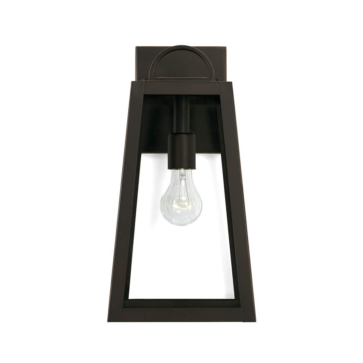 Alden Outdoor Wall Light, Small 16" Oiled Bronze