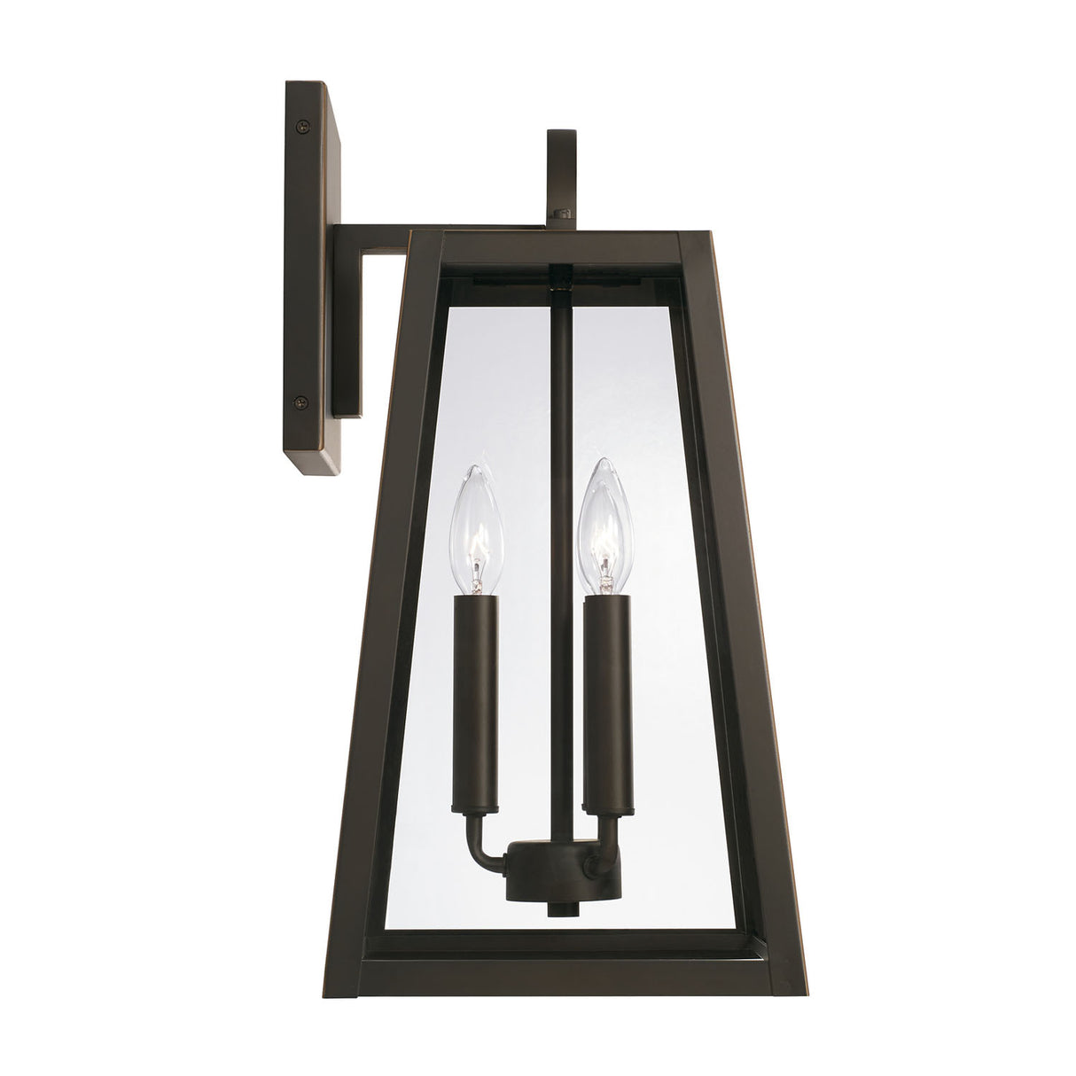 Alden Outdoor Wall Light, Medium 19" Oiled Bronze
