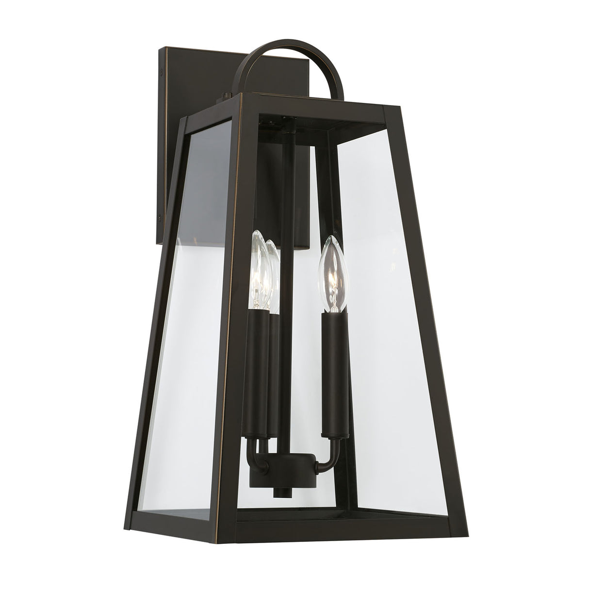 Alden Outdoor Wall Light, Medium 19" Oiled Bronze