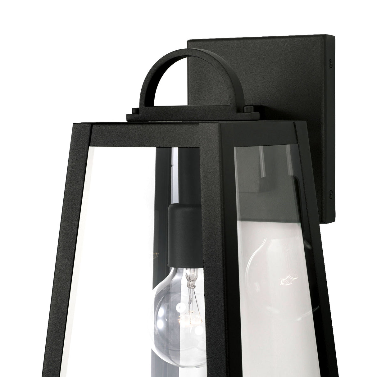 Alden Outdoor Wall Light, Small 16" Black