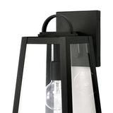 Alden Outdoor Wall Light, Small 16" Black