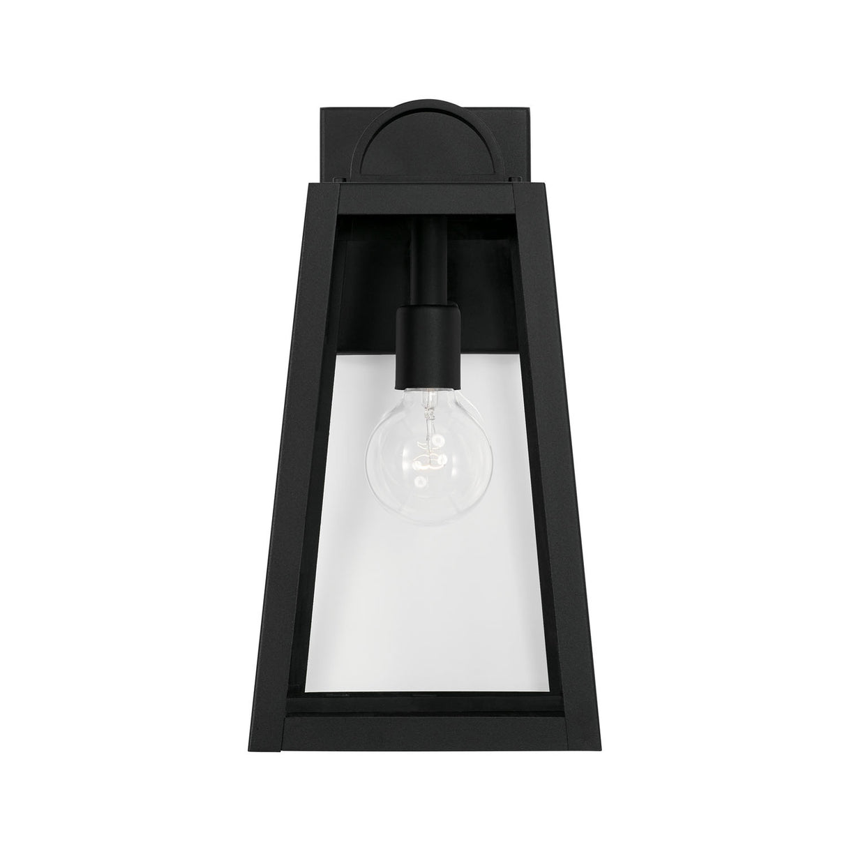Alden Outdoor Wall Light, Small 16" Black