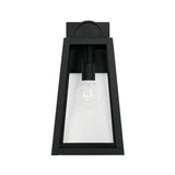 Alden Outdoor Wall Light, Small 16" Black