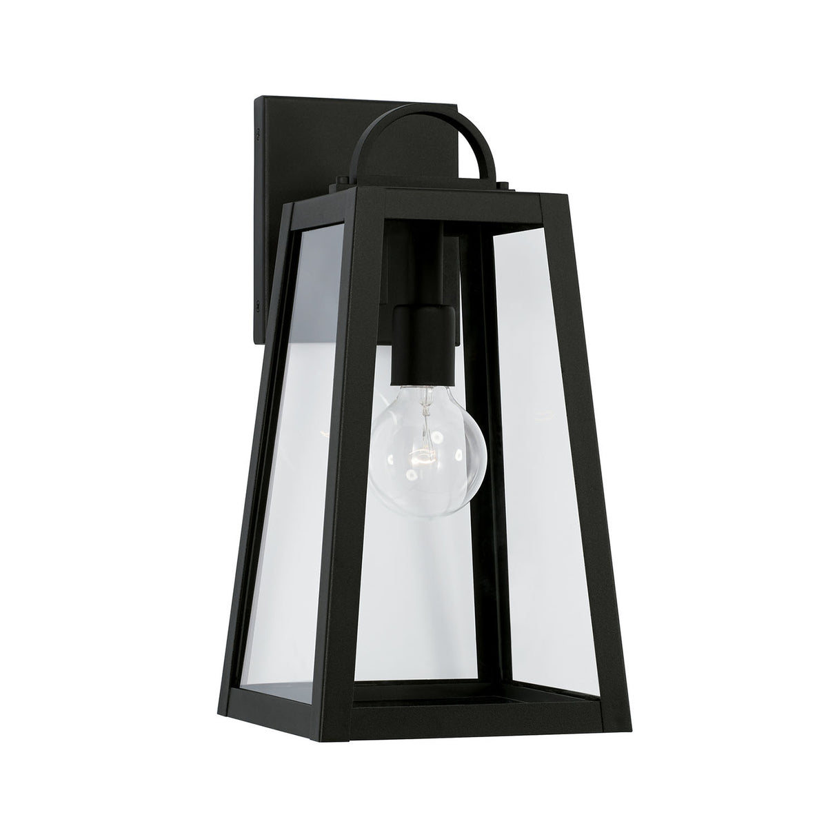 Alden Outdoor Wall Light, Small 16" Black
