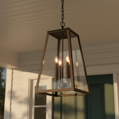 Alden Outdoor Hanging Light, Oiled Bronze