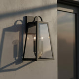 Alden Outdoor Wall Light, Medium 19" Black