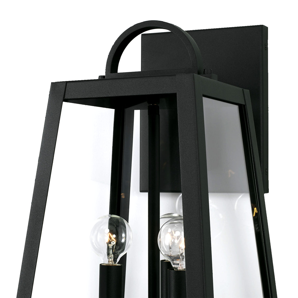 Alden Outdoor Wall Light, Medium 19" Black