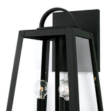 Alden Outdoor Wall Light, Medium 19" Black