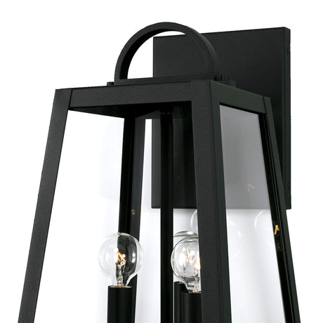 Alden Outdoor Wall Light, Medium 19" Black