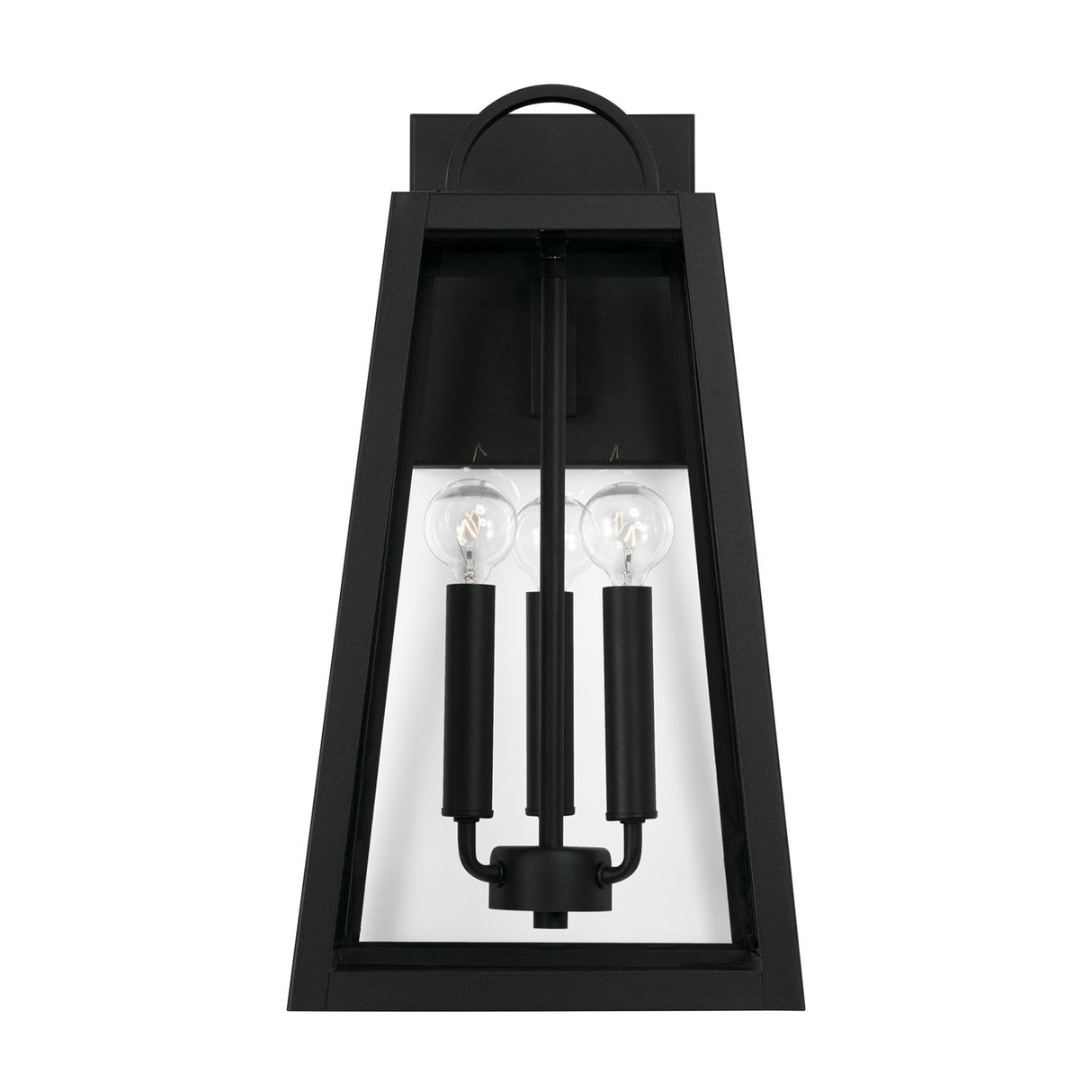 Alden Outdoor Wall Light, Medium 19" Black