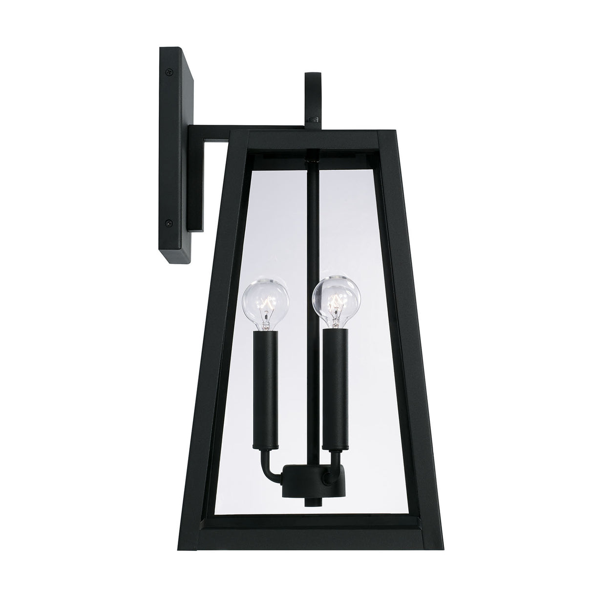 Alden Outdoor Wall Light, Medium 19" Black