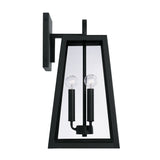 Alden Outdoor Wall Light, Medium 19" Black