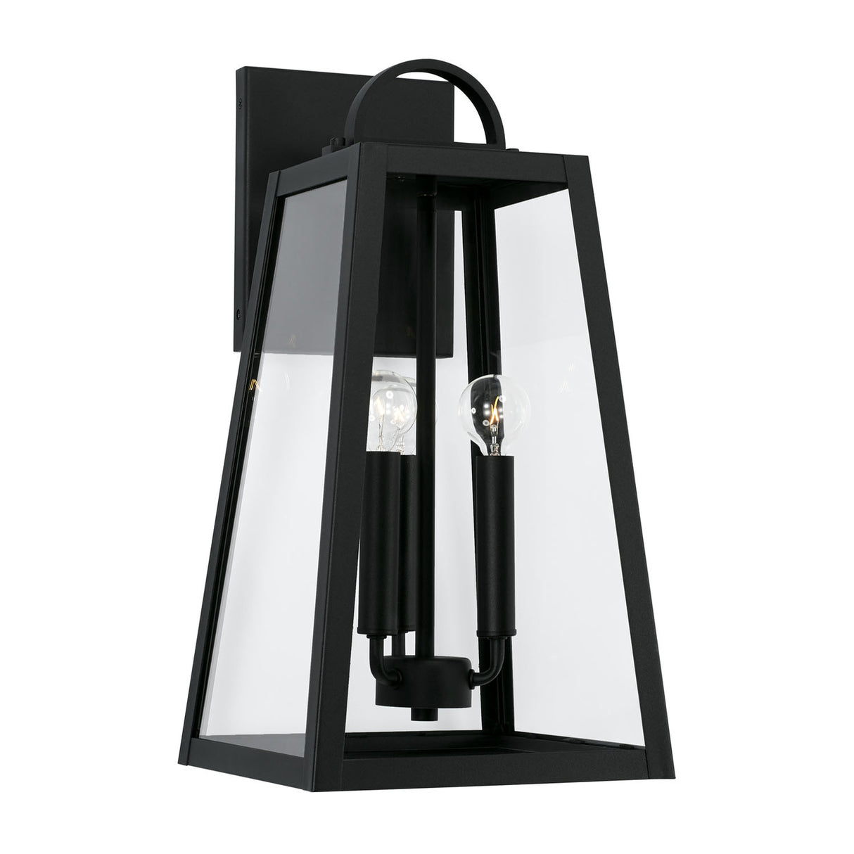 Alden Outdoor Wall Light, Medium 19" Black