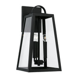 Alden Outdoor Wall Light, Medium 19" Black