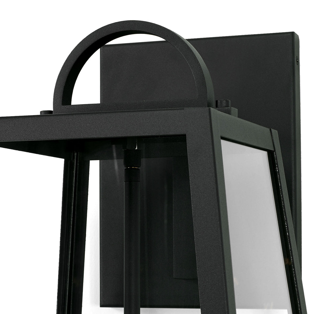 Alden Outdoor Wall Light, Large 23" Black