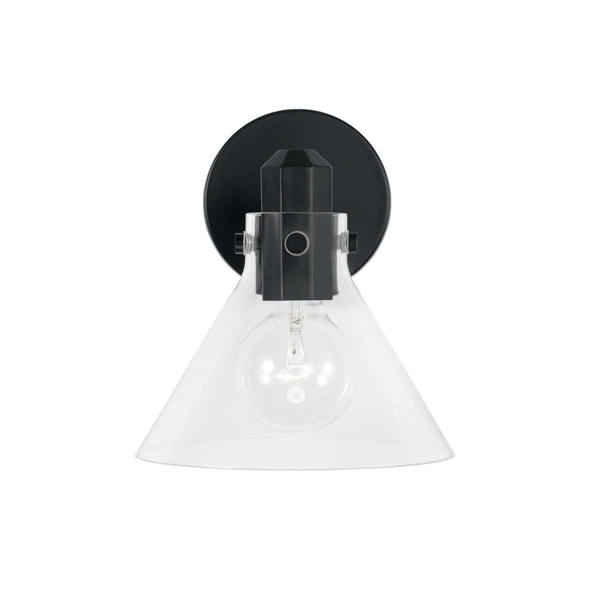Nash Wall Sconce, Matte Black