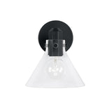 Nash Wall Sconce, Matte Black