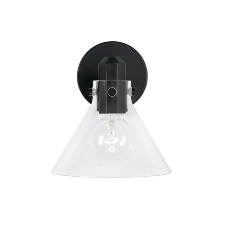 Nash Wall Sconce, Matte Black