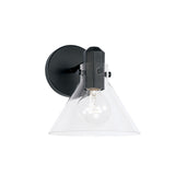 Nash Wall Sconce, Matte Black