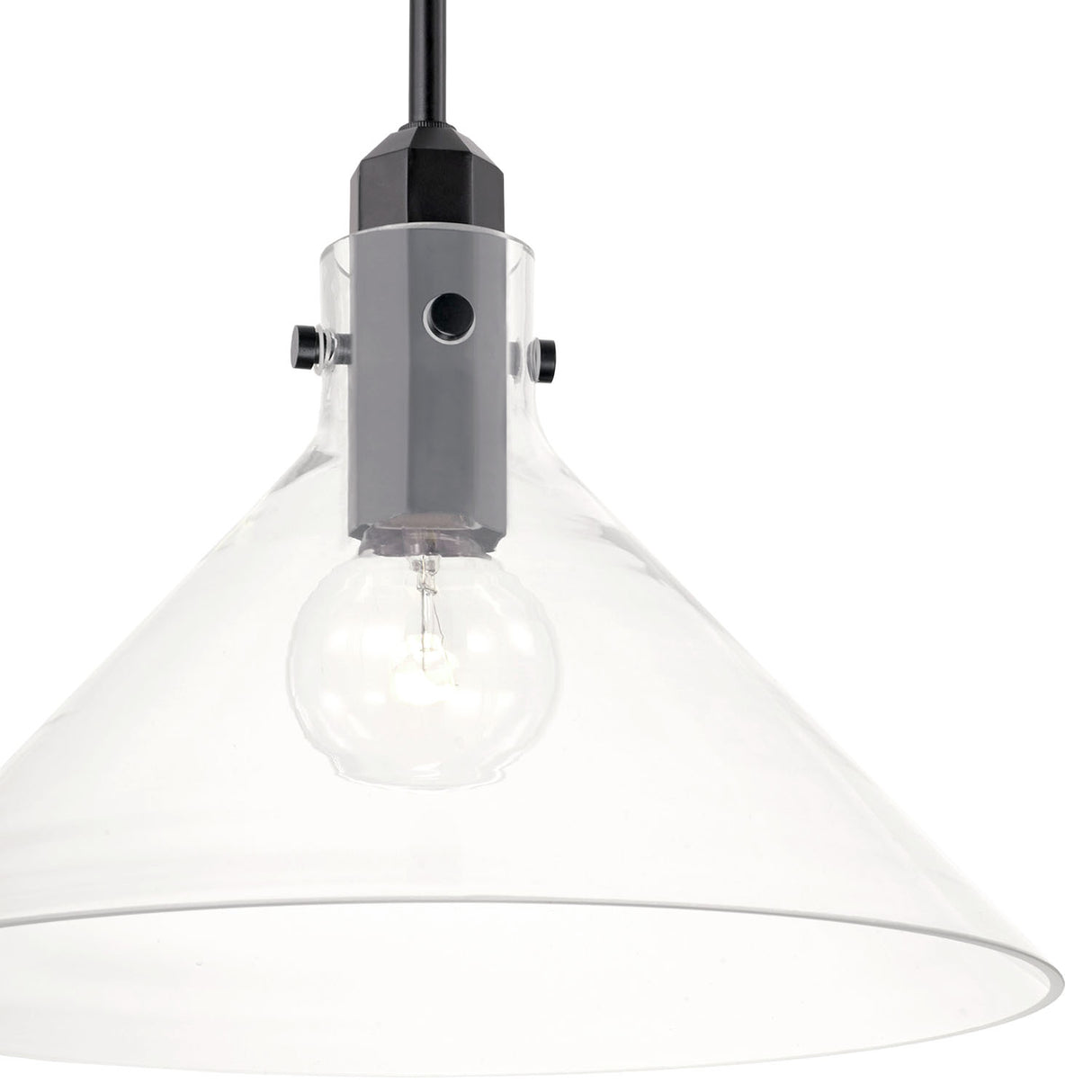 Nash Pendant 14”, Matte Black