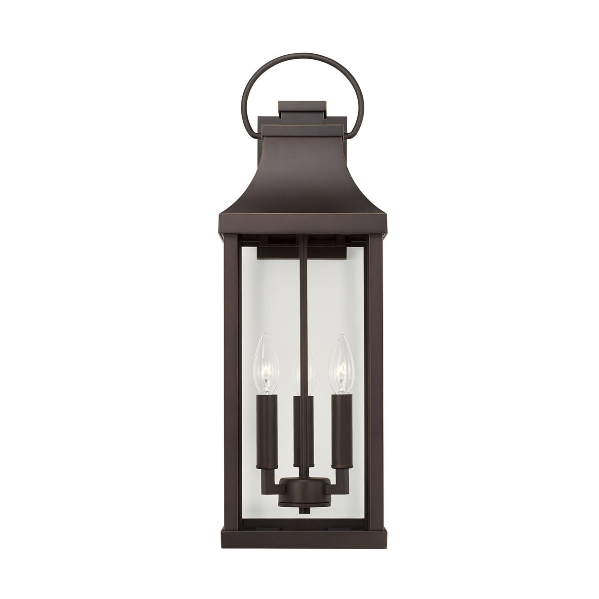 Ainsley Outdoor Wall Light, Large 24" Oiled Bronze